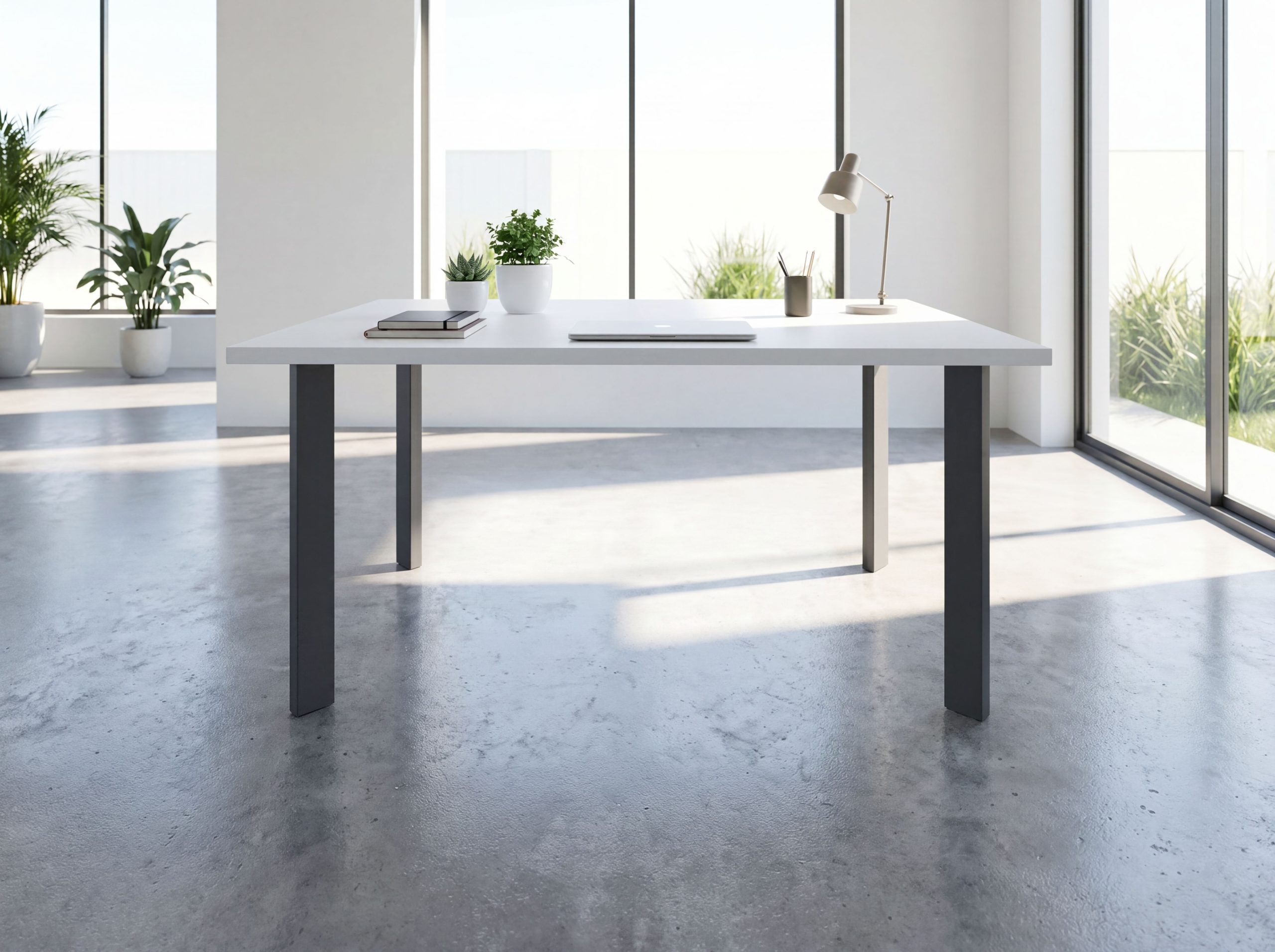 Rectangle Leg on Table